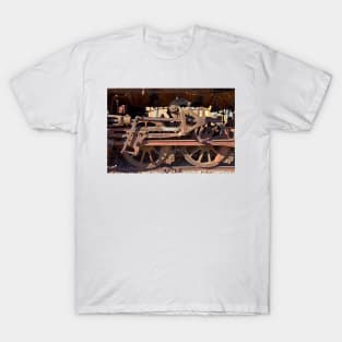 Rusty disused steam loco T-Shirt